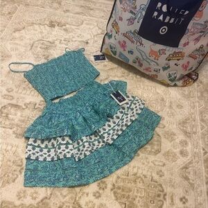 Limited Edition Roller Rabbit Smocked Set